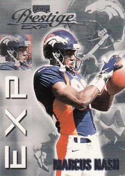 Marcus Nash Denver Broncos 1999 Playoff Prestige EXP NFL #EX159